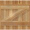 Ekena Millwork Joined Board-n-Batten Shutters w/Z-Bar, Rough Sawn Western Red Cedar, 21 1/2W x 21H, PR RBJ06Z21X021RWR - alternate 2